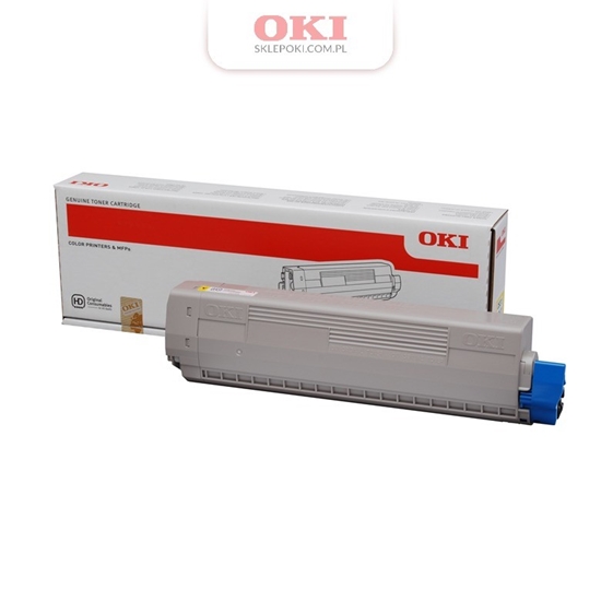 Picture of OKI 44844505 toner cartridge Original Yellow 1 pc(s)