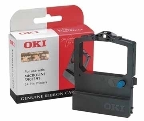 Picture of OKI 9002309 printer ribbon Black