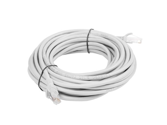 Picture of PATCHCORD KAT.5E 20M SZARY FLUKE PASSED LANBERG