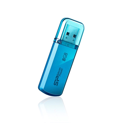 Attēls no Silicon Power | Helios 101 | 8 GB | USB 2.0 | Blue