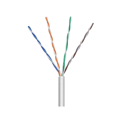 Attēls no Techly Kabel instalacyjny U/UTP, Cat5e, linka, 305m, szary (025640)