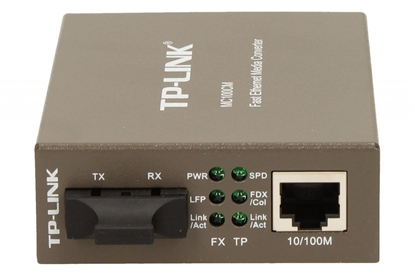 Attēls no TP-LINK MC100CM network media converter 100 Mbit/s 1310 nm Multi-mode Black