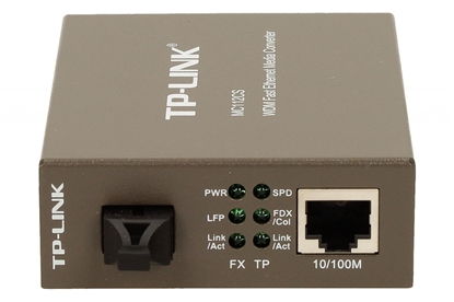 Attēls no TP-LINK MC112CS network media converter 100 Mbit/s Single-mode Black