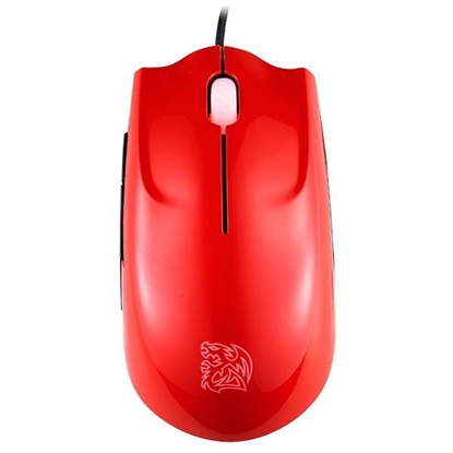Attēls no Tt eSPORTS Mysz dla graczy - Saphira Red 3500DPI Laser Rubber coating 