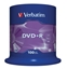 Attēls no 1x100 Verbatim DVD+R 4,7GB 16x Speed, matt silver