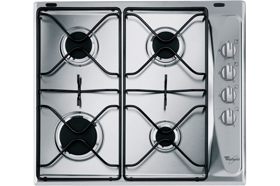 Picture of Whirlpool AKM 268/IX hob Stainless steel Built-in Gas 4 zone(s)