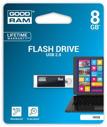 Attēls no Goodram UCU2 USB flash drive 8 GB USB Type-A 2.0 Black