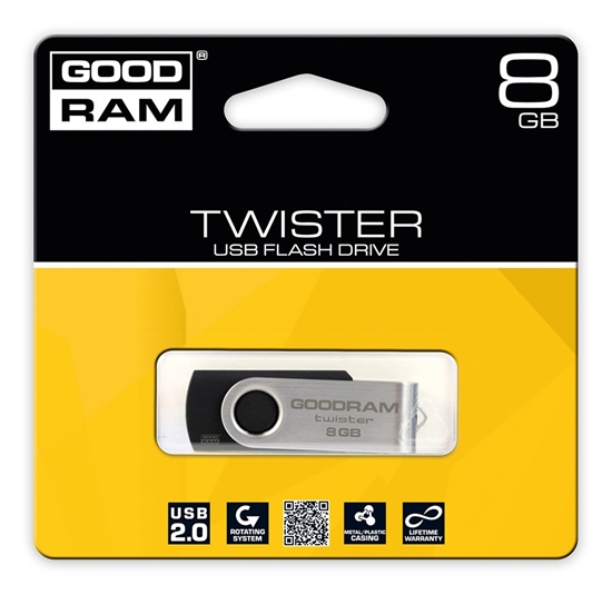 Picture of Goodram UTS2 8GB USB 2.0 Black
