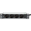 Picture of Techly LISTWA ZASILAJCA RACK 10  1U 250V/16A 4X SCHUKO 1,8M (100464)