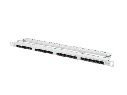 Изображение Lanberg Patch panel 0.5U 19" 24x RJ-45 Kat.5E Szary (PPU5-0024-S)