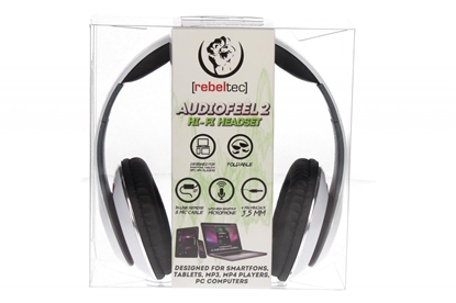 Picture of Rebeltec AudioFeel 2 Universal Headsets with microphone White
