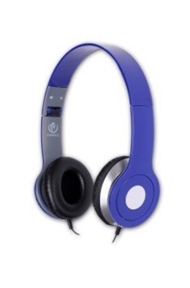 Picture of Stereofoniczne słuchawki z mikrofonem CITY BLUE