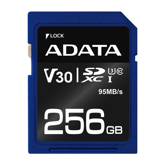 Picture of MEMORY SDXC 256GB V30/ASDX256GUI3V30S-R ADATA