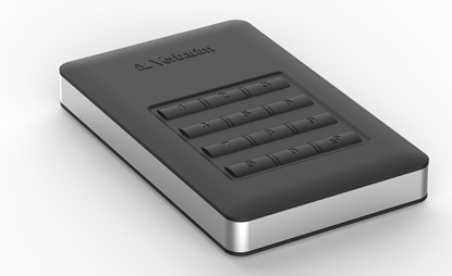 Picture of Verbatim Store 'n' Go Portable SSD with Keypad Access 256GB