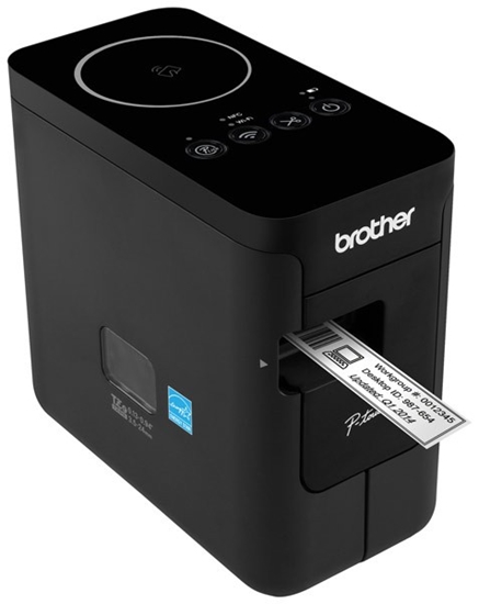 Picture of Brother PT-P750W label printer 180 x 180 DPI 30 mm/sec Wired & Wireless HSE/TZe Wi-Fi