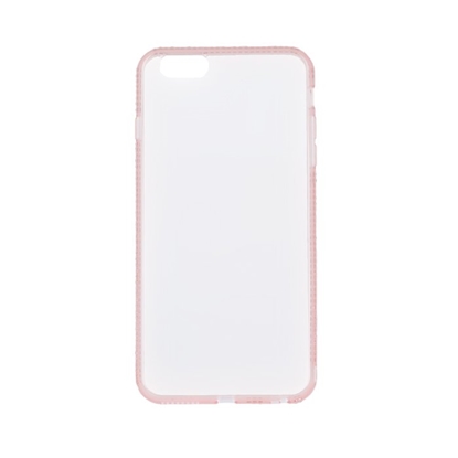 Изображение Beeyo Diamond Frame Silicone Back Case For Samsung A510 Galaxy A5 (2016) Transparent - Pink