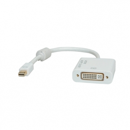 Attēls no ROLINE 4K2K Mini DisplayPort-DVI Adapter, MiniDP M - DVI F