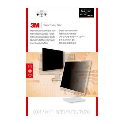 Attēls no 3M PF220W1B display privacy filters Frameless display privacy filter 55.9 cm (22")