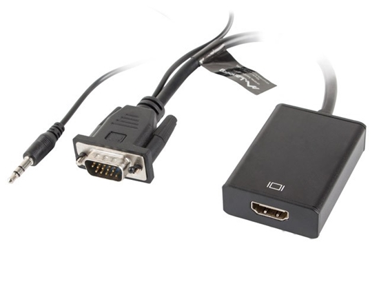 Изображение Adapter VGA(M) + Audio -> HDMI(Ż) 