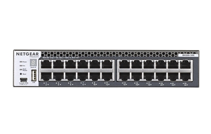 Attēls no Netgear M4300-24X Managed L3 10G Ethernet (100/1000/10000) 1U Black