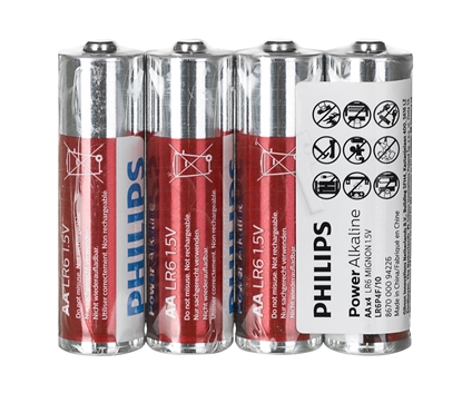Attēls no Philips Power Alkaline Battery LR6P4F/10