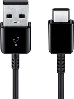 Attēls no Samsung USB Male - USB Type C Male 1m Black 2pcs