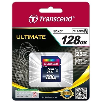 Picture of Transcend SDXC             128GB Class 10