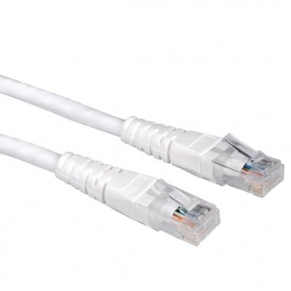 Picture of VALUE UTP Patch Cord, Cat.6, white, 5.0 m