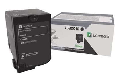 Attēls no Lexmark 75B0010 toner cartridge 1 pc(s) Original Black