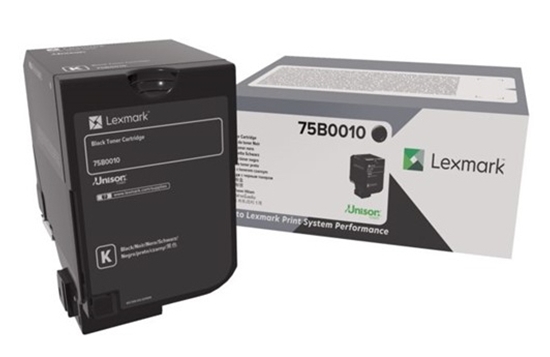Picture of Lexmark 75B0010 toner cartridge 1 pc(s) Original Black
