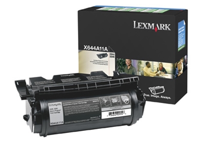 Picture of Lexmark X644A11E toner cartridge 1 pc(s) Original Black