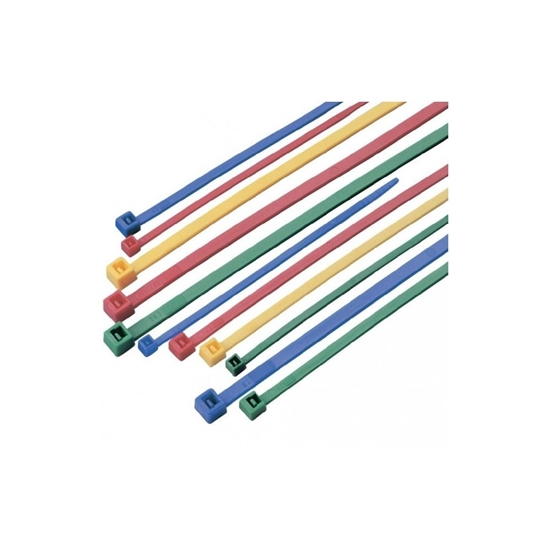 Picture of Organizer Techly Opaska zaciskowa Róne kolory 200 sztuk  (306479)