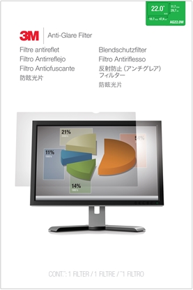 Obrazek 3M AG220W1B Anti-Glare Filter for LCD Widescreen Monitor 22