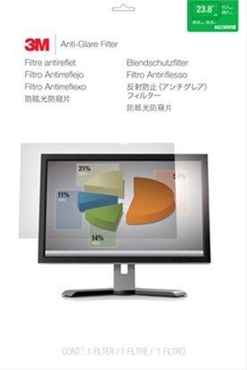 Attēls no 3M AG238W9B Anti-Glare Filter for LCD Widescreen Monitor 23,8