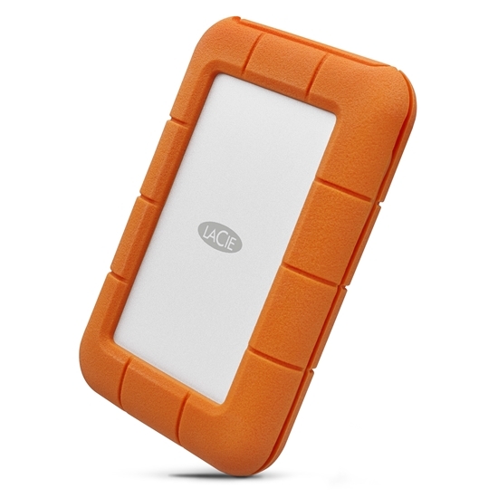 Picture of LaCie Rugged USB-C 5000GB Grey, Yellow external hard drive