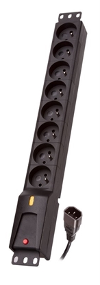 Attēls no Listwa zasilająca LZRM 810 BW IEC 320, PDU, 3,0m