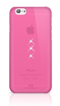 Изображение White Diamonds Trinity Case With Swarovski Crystals for Apple iPhone 6 / 6S Transparent - Pink