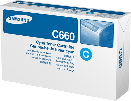 Picture of Samsung CLP-C660B High Yield Cyan Toner Cartridge