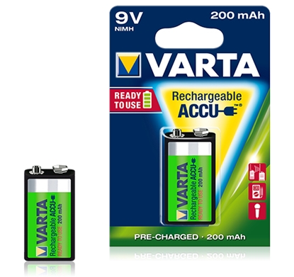 Attēls no 1 Varta Rechargeable Accu Power 9V 200 mAh
