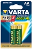 Picture of 1x2 Varta Rechargeable Accu AA NiMH 2600 mAh Mignon