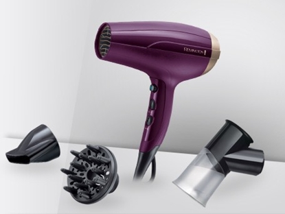 Picture of Remington D5219 hair dryer 2300 W Black, Purple