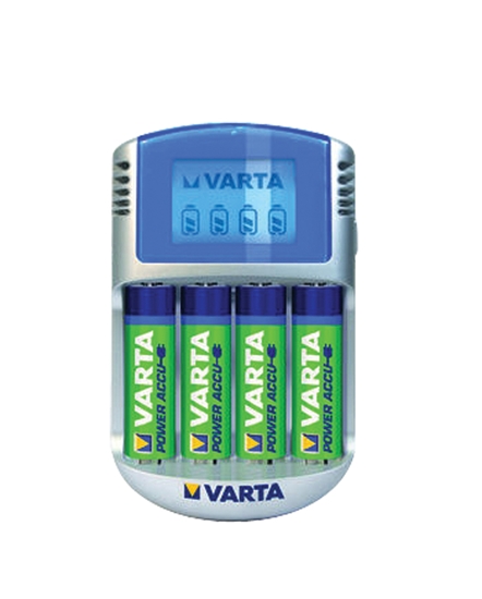 Picture of Varta LCD Charger 12V USB incl. 4 Accu 2600 mAh Mignon AA