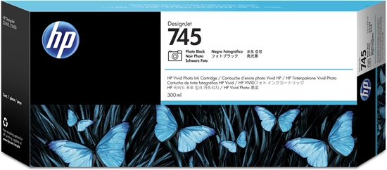 Изображение HP 745 300-ml DesignJet Photo Black Ink Cartridge