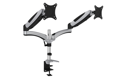 Attēls no Digitus Universal Dual Desktop Monitor Mount with gas spring and clamp mount