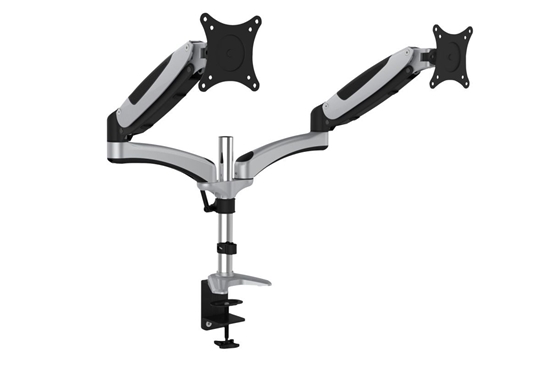 Picture of Digitus Universal Dual Desktop Monitor Mount with gas spring and clamp mount