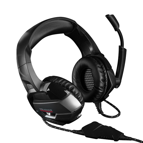 Picture of Modecom Volcano MC-859 Bow Gaming Headset with Microphone / 3.5mm / 2.2m Cable / Black