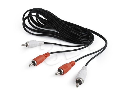 Picture of Gembird 2 x RCA Male - 2 x RCA Male 7.5m Black