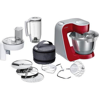 Picture of Bosch MUM58720 food processor 1000 W 3.9 L Grey, Red, Stainless steel