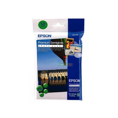 Picture of Epson Premium Semigloss Photo Paper 10x15, 50 Sheets 251 g
