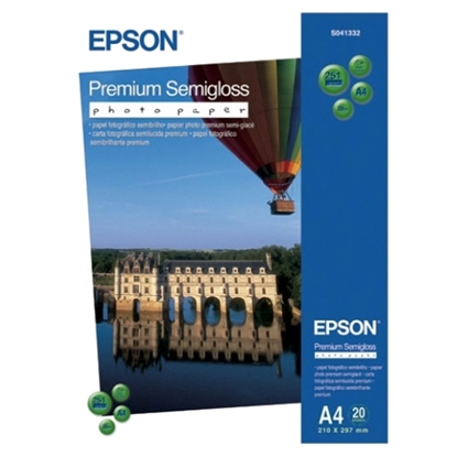 Attēls no Epson Premium Semigloss Photo A 4, 251 g, 20 Sheets   S 041332